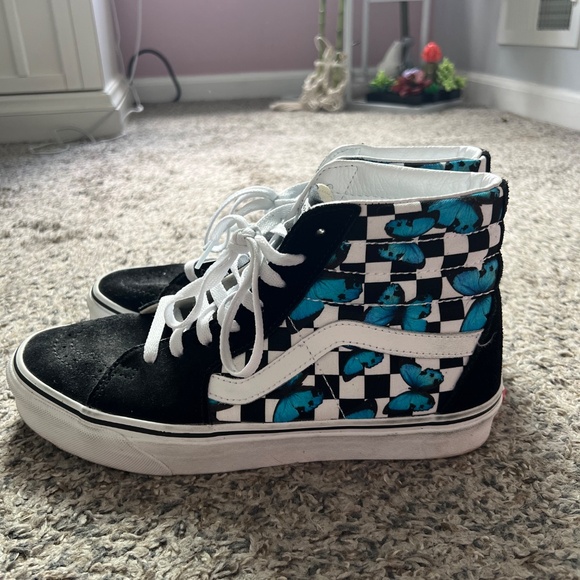 Butterfly High Top Vans - Picture 6 of 9